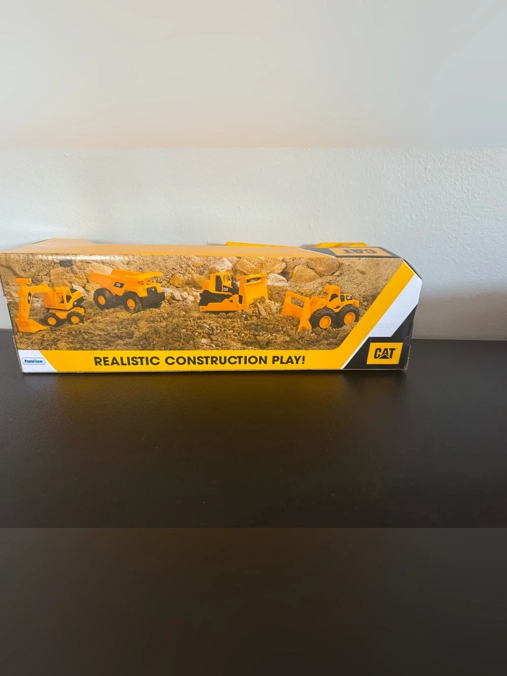 CAT Mini Crew Construction Vehicle Set Dump Truck & Wheel Loader Toy 2+